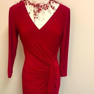 Deep red dress by Lauren size 8P